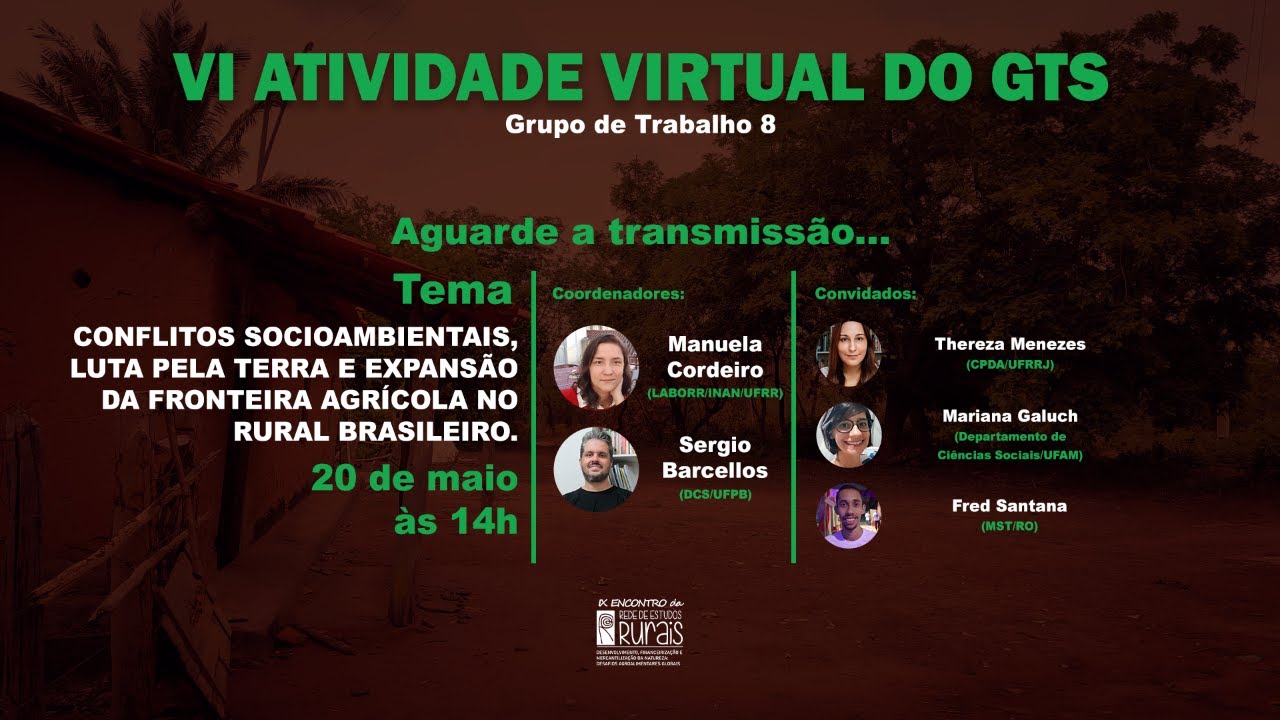 Vi Atividade Virtual Gt Rede De Estudos Rurais