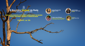 O 3º Encontro Virtual da Rede acontece no dia 28/07 10
