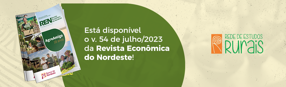 Está disponível o v. 54 de julho/2023 da Revista Econômica do Nordeste! 1